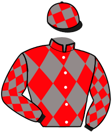 casaque portée par Ruet B. jockey du cheval de course KARMA DE MONTCIANT, information pmu ZETURF