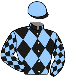 casaque portée par Frost Mlle B. jockey du cheval de course TABASCO TIME (AQ), information pmu ZETURF casaque portée par Frost Mlle B. jockey du cheval de course TABASCO TIME (AQ), information pmu ZETURF