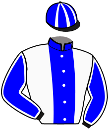 casaque portée par Lakhrissi H. jockey du cheval de course GALOPIN FONTAINE, information pmu ZETURF casaque portée par Lakhrissi H. jockey du cheval de course GALOPIN FONTAINE, information pmu ZETURF