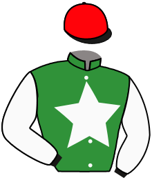 casaque portée par Bazire P. jockey du cheval de course CALADBOLG, information pmu ZETURF casaque portée par Bazire P. jockey du cheval de course CALADBOLG, information pmu ZETURF