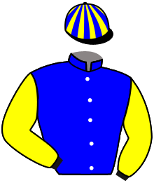 casaque portée par Merou Mlle A. jockey du cheval de course D'ALLURE, information pmu ZETURF