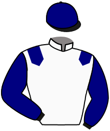 casaque portée par Guillochon J. jockey du cheval de course SAMOA, information pmu ZETURF