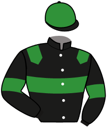 casaque portée par Saussaye V. jockey du cheval de course MON AMI GREG, information pmu ZETURF