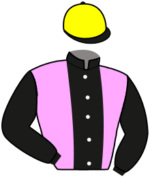 casaque portée par Mouesan H. jockey du cheval de course NIGHTS ON BROADWAY, information pmu ZETURF casaque portée par Mouesan H. jockey du cheval de course NIGHTS ON BROADWAY, information pmu ZETURF
