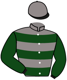 casaque portée par Werle A. jockey du cheval de course LOUP DE TANUES, information pmu ZETURF