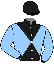 casaque portée par Bendjama A. jockey du cheval de course FOL EPI PECOS, information pmu ZETURF