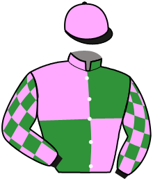 casaque portée par Nicole Ch. jockey du cheval de course KAHINA DE LATZ, information pmu ZETURF