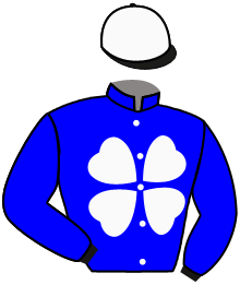 casaque portée par Veron F. jockey du cheval de course TE ANAU, information pmu ZETURF