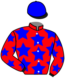 casaque portée par Henderson T. jockey du cheval de course SPARK GOLD, information pmu ZETURF