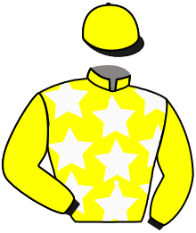 casaque portée par Foulon M. jockey du cheval de course CORO CHOP, information pmu ZETURF