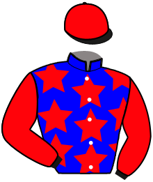 casaque portée par Garandeau A. jockey du cheval de course KILLIE EILISH, information pmu ZETURF