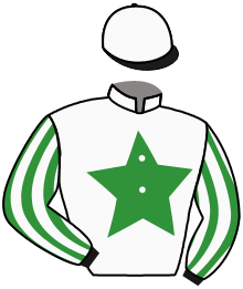 casaque portée par Barzalona M. jockey du cheval de course BLAST THE DREAM, information pmu ZETURF