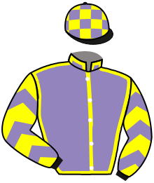 casaque portée par Grosso Mlle L. jockey du cheval de course SHORT FINAL, information pmu ZETURF