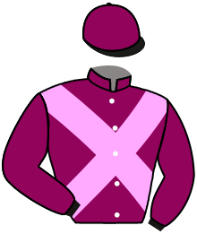 casaque portée par Guyon M. jockey du cheval de course BELLE, information pmu ZETURF