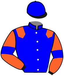 casaque portée par Boutin Hug. jockey du cheval de course HADLEIGH, information pmu ZETURF