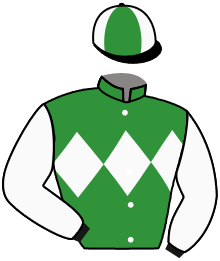 casaque portée par Lauron M. jockey du cheval de course MR CASSIOPE, information pmu ZETURF