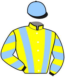casaque portée par Goetz Lou. jockey du cheval de course JIMMU DU PATURAL, information pmu ZETURF