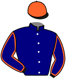 casaque portée par Daougabel M. jockey du cheval de course JOYEUSE SMART, information pmu ZETURF
