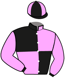 casaque portée par Ploquin Pau. Ph. jockey du cheval de course LOVE DU CHATELET, information pmu ZETURF