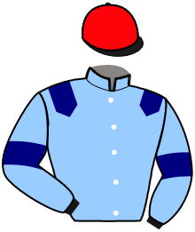 casaque portée par Thomain D. jockey du cheval de course MIDNIGHT EXPRESS, information pmu ZETURF