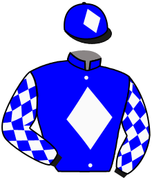 casaque portée par Vandamme Luc. jockey du cheval de course LILICA, information pmu ZETURF