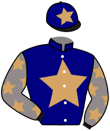 casaque portée par Geffroy Kyl. jockey du cheval de course KING PLANTEUR, information pmu ZETURF