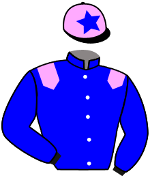 casaque portée par Gelhay B. jockey du cheval de course FLORA QUEEN, information pmu ZETURF