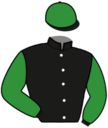 casaque portée par Martin G. jockey du cheval de course LITCHI BAM, information pmu ZETURF