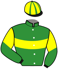 casaque portée par Meunier Mme Aur. jockey du cheval de course HAND DAIRPET, information pmu ZETURF