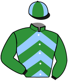 casaque portée par Desmigneux F. jockey du cheval de course MAGIC DE TILLARD, information pmu ZETURF