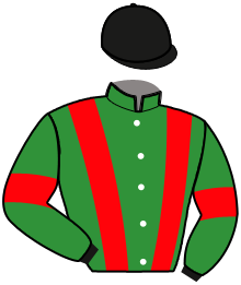 casaque portée par Renault V. Th. jockey du cheval de course MARVIN D'ALGOT, information pmu ZETURF