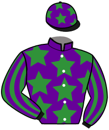 casaque portée par Heon D. jockey du cheval de course MATUVU, information pmu ZETURF