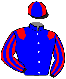 casaque portée par D'haenens G. jockey du cheval de course JEWELKIM, information pmu ZETURF