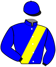 casaque portée par Beauvais Max jockey du cheval de course JOW PIQUENARD, information pmu ZETURF