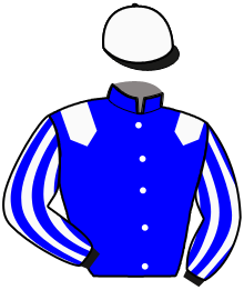 casaque portée par Angot A. jockey du cheval de course KITENA, information pmu ZETURF