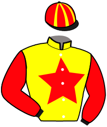 casaque portée par Lebourgeois Y. jockey du cheval de course LUTECE D'ELA, information pmu ZETURF