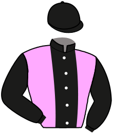 casaque portée par Madamet A. jockey du cheval de course MALINOVKA, information pmu ZETURF