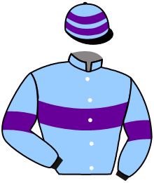 casaque portée par Provost D. jockey du cheval de course QUARTZ DU HOULEY, information pmu ZETURF