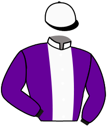 casaque portée par Pasquier S. jockey du cheval de course FORCEFULL, information pmu ZETURF