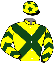 casaque portée par Barzalona M. jockey du cheval de course MAX VERST, information pmu ZETURF