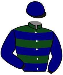 casaque portée par Michel Mlle Mic. jockey du cheval de course ARIGATO, information pmu ZETURF