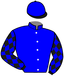 casaque portée par Cheyer Mme Per. jockey du cheval de course GRIGNETTE, information pmu ZETURF
