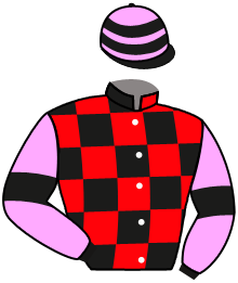 casaque portée par Pouchin A. jockey du cheval de course FULL GAIN, information pmu ZETURF