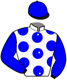 casaque portée par Guedj-gay G. jockey du cheval de course DENIA, information pmu ZETURF