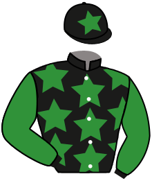 casaque portée par Boutin Hug. jockey du cheval de course STELLAR CHOP, information pmu ZETURF