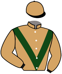 casaque portée par Brechet Léo P. jockey du cheval de course FRIANDE, information pmu ZETURF