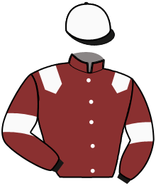 casaque portée par D. Bekaert jockey du cheval de course LA FRIPOUILLE, information pmu ZETURF