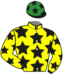 casaque portée par Martin G. jockey du cheval de course LADY D'URSIN, information pmu ZETURF