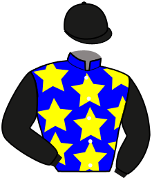casaque portée par Mendizabal I. jockey du cheval de course MISS OXFORD, information pmu ZETURF
