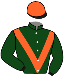 casaque portée par Claudic J. jockey du cheval de course ESHBELIA, information pmu ZETURF